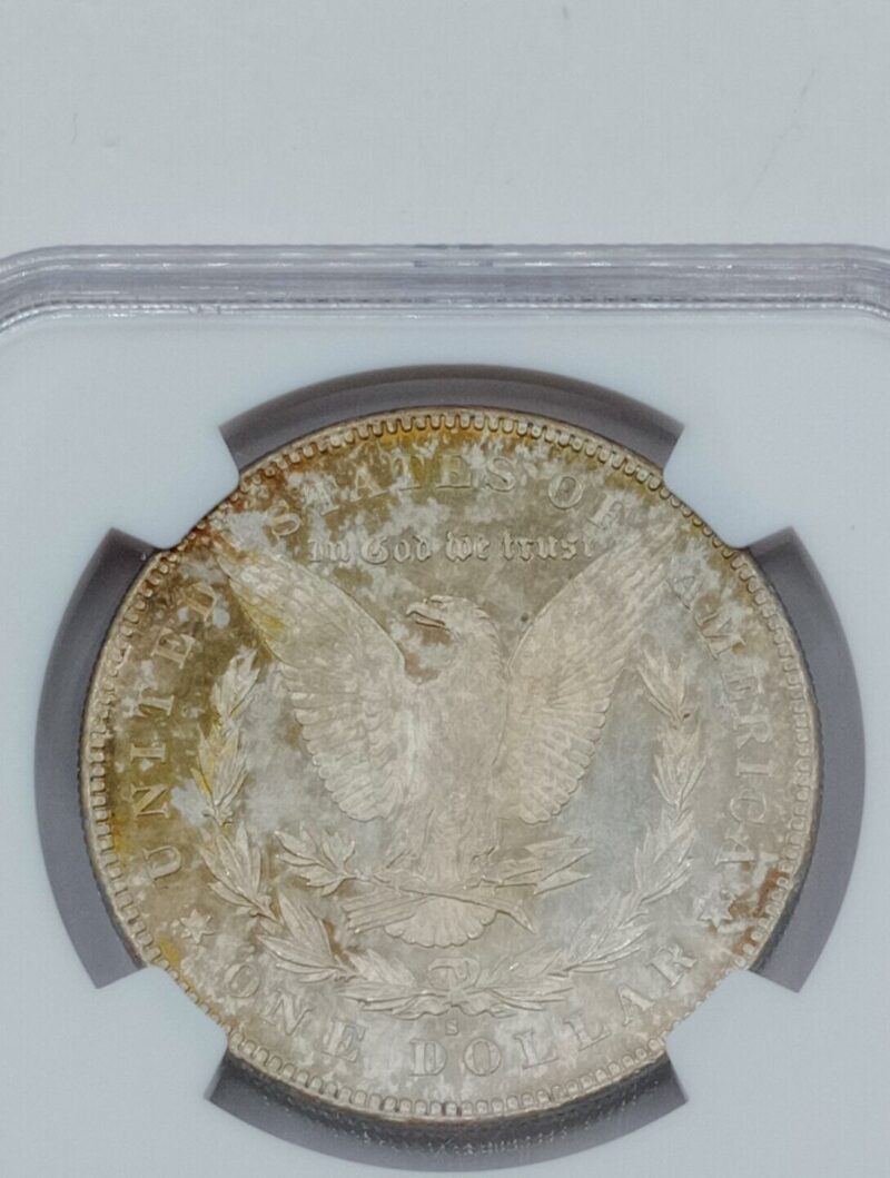 1878 S Morgan Dollar NGC MS64 TONED BEAUTY - Image 4