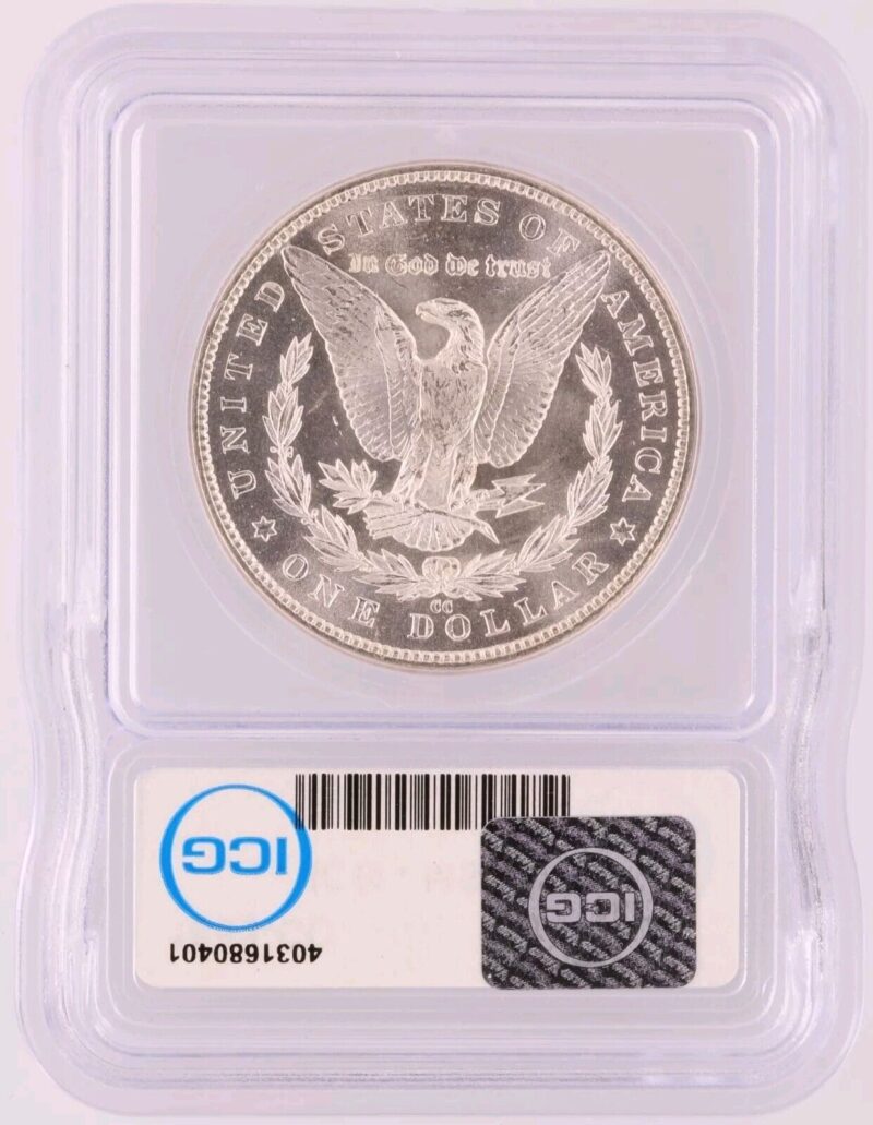 1883 CC Morgan Dollar ICG MS65+ $1 GEM BU Proof Like Coin!!!! - Image 2