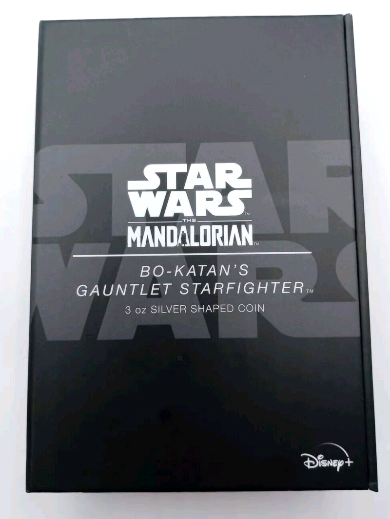 2023 Niue Star Wars Mandalorian Bo-Katan's Gauntlet Starfighter 3 oz Silver Coin - Image 3