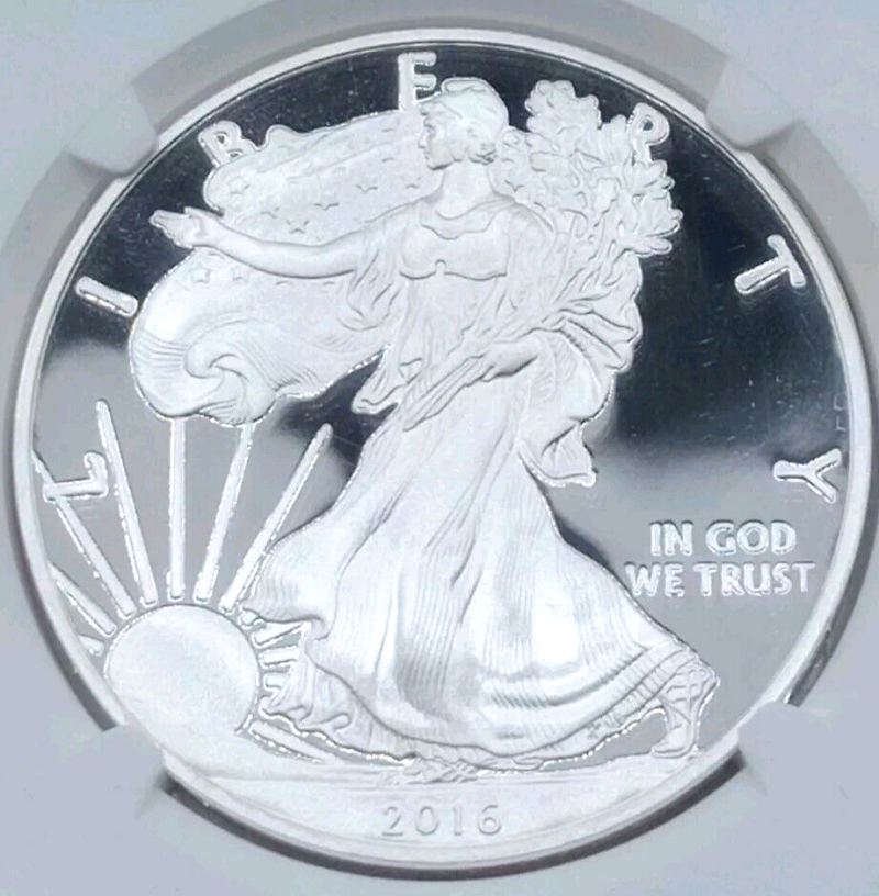 2016 W Eagle Dollar Lettered Edge PF69 Ultra Cameo Eagle 30th Anniversary NGC - Image 3