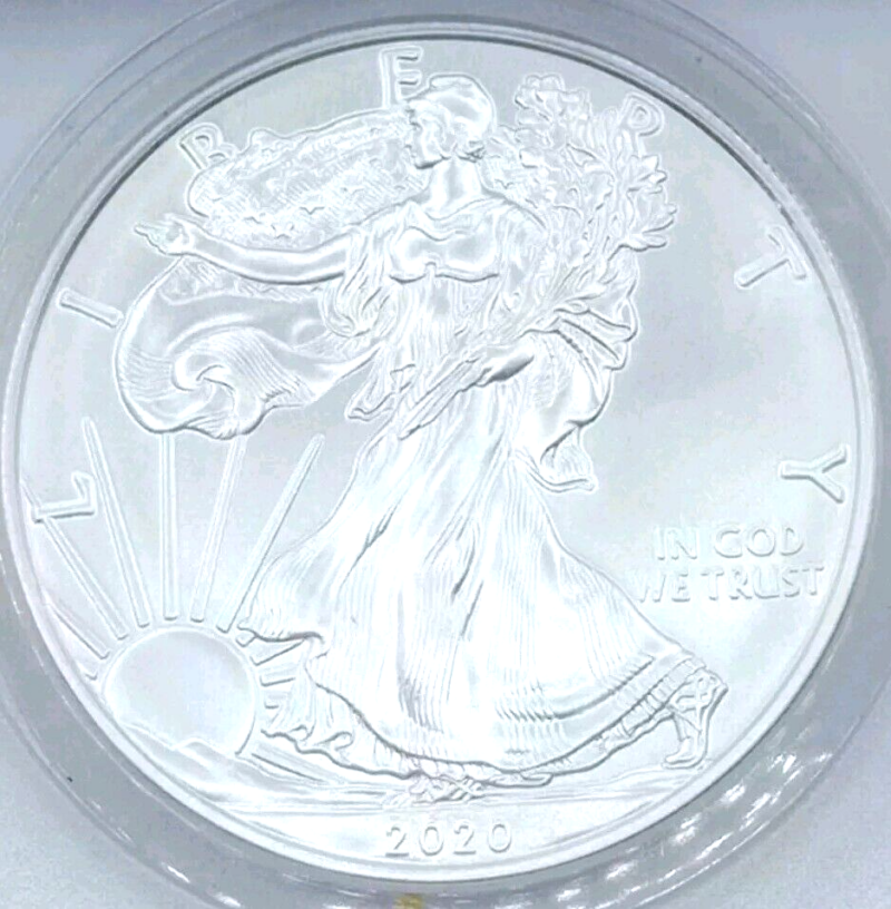 2020 W Silver Eagle Dollar SP70 ANACS - Image 3
