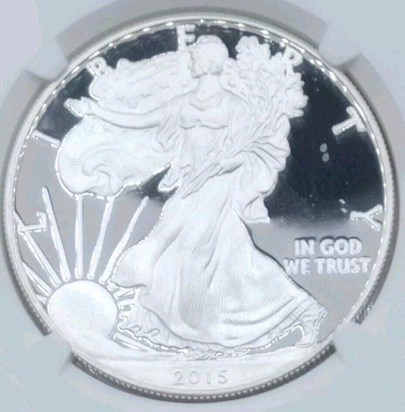 2015 W Proof Silver Eagle - NGC PF69 Ultra Cameo - Image 3