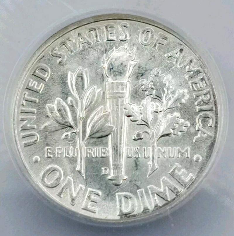 1956-D Roosevelt Dime ICG-MS66FB - Image 4