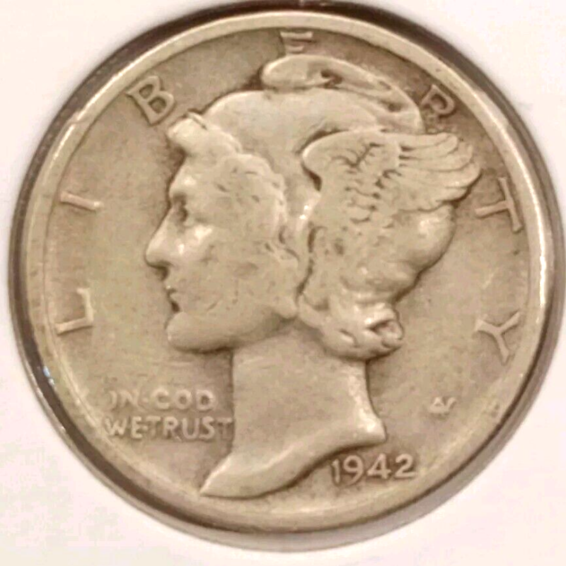1942 P Mercury Dime - Image 3