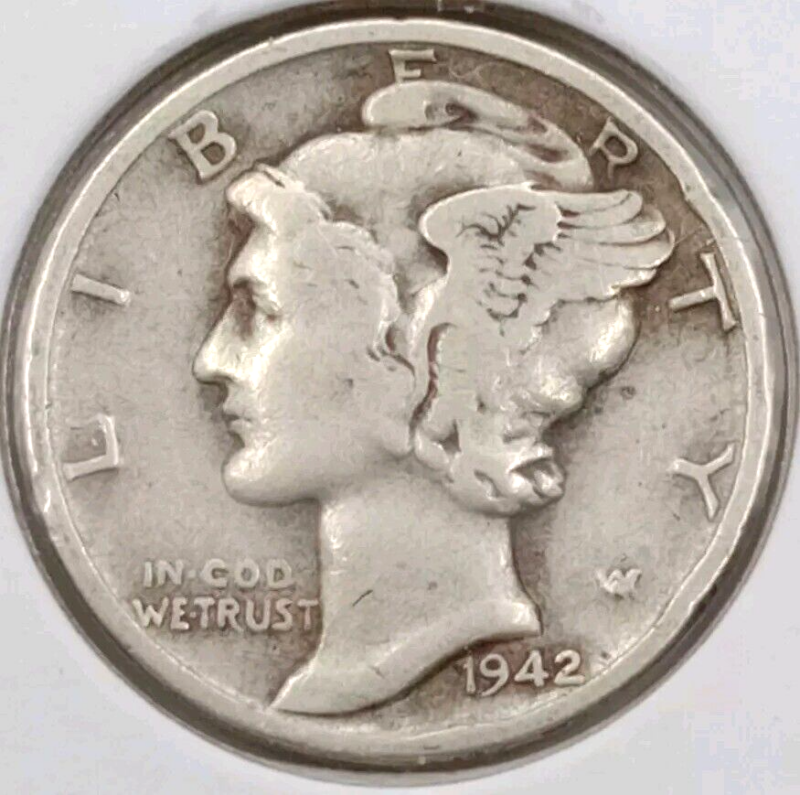 1942-D 10C Mercury Dime - Image 3