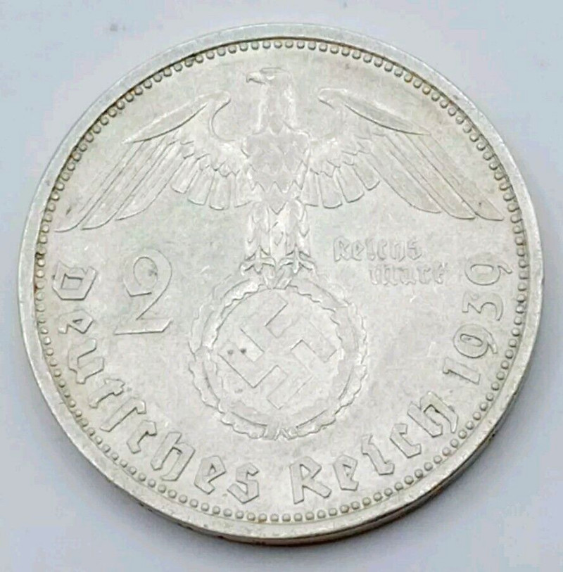 Germany 3 Reich 1939 Silver Coin - Image 4