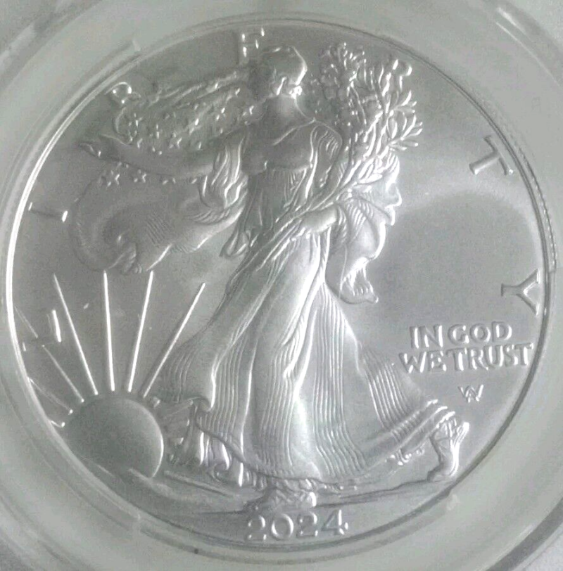 Blast White 2024 MS70  CAC Eagle First Delivery Paul Nugget Hand Signed - Image 3