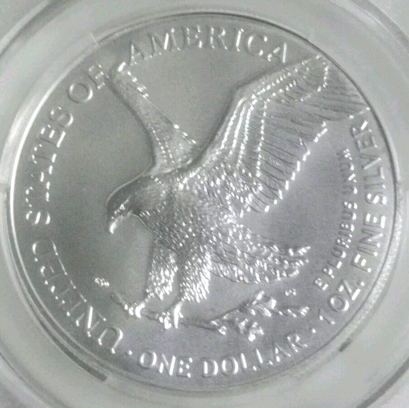 Blast White 2024 MS70  CAC Eagle First Delivery Paul Nugget Hand Signed - Image 4