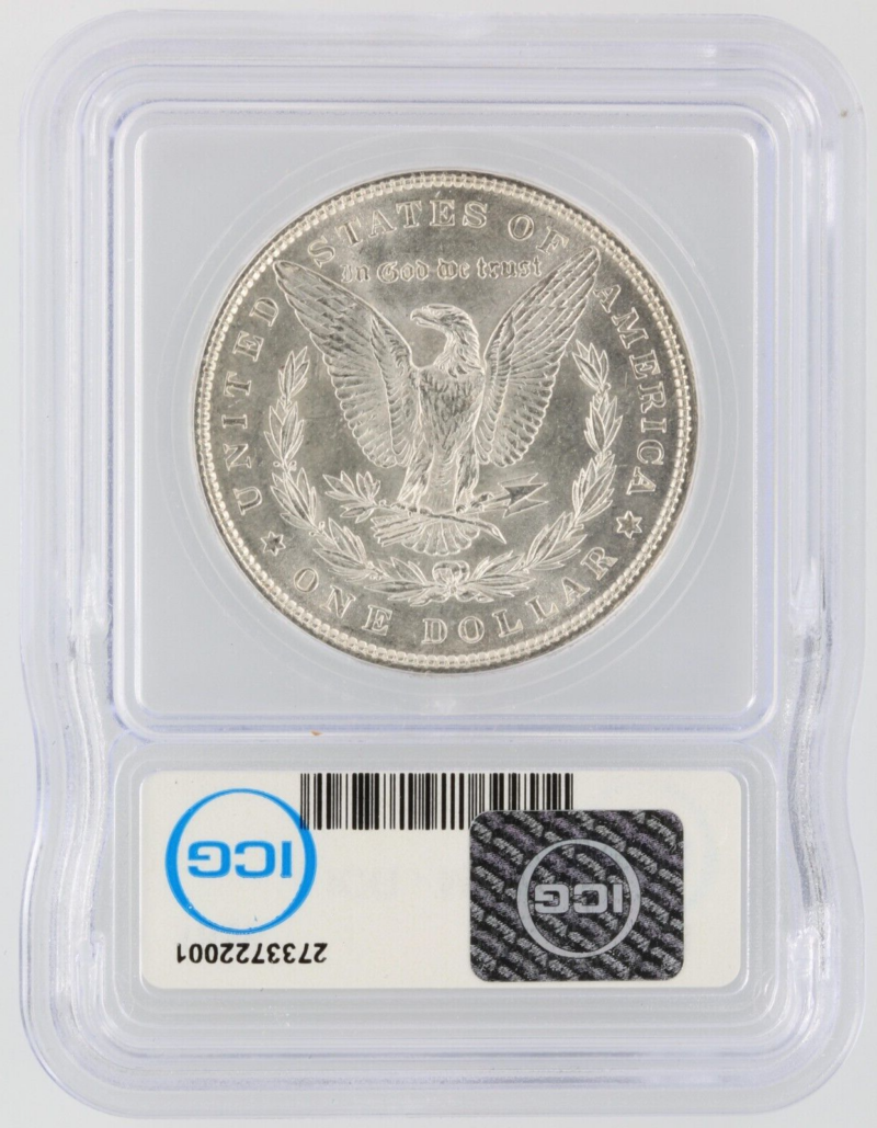 1886 Morgan Silver Dollar ICG MS-63 - Image 2