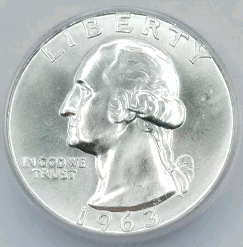 1963-D Washington Quarter ICG-MS65 - Image 3