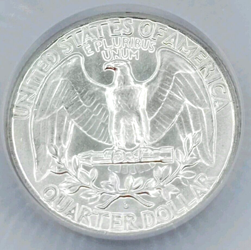1963-D Washington Quarter ICG-MS65 - Image 4