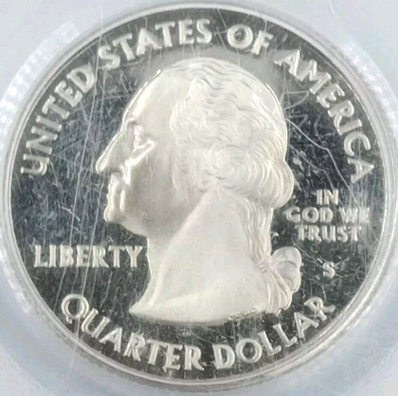 2007-S  25c  Silver State Proof Quarter WYOMING  PCGS PR69DCAM - Image 3