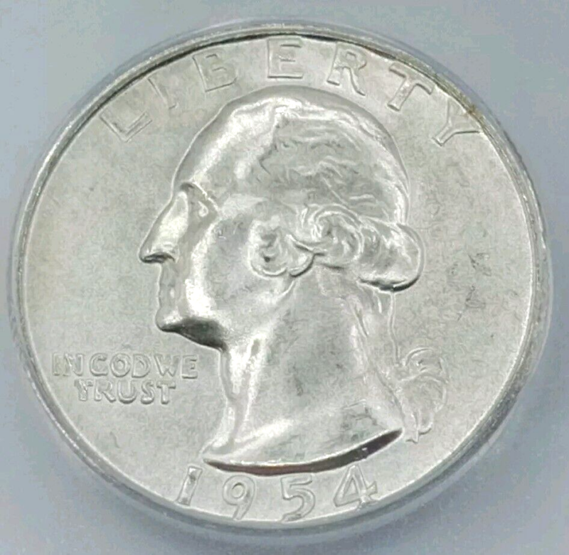 1954-D Washington Quarter ICG-MS66 PERFECT FOR ANY TYPE SET!!! - Image 3