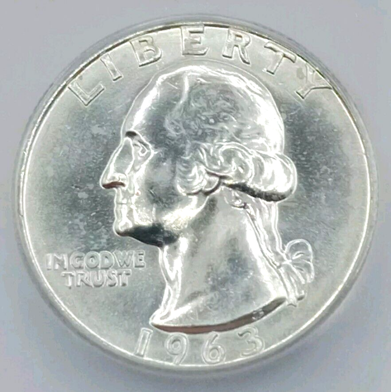 1963-D Washington Quarter ICG-MS65 - Image 3