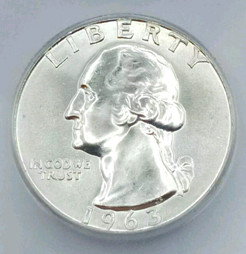 1963-D Washington Quarter ICG-MS66 HIGH GRADE!!! - Image 3