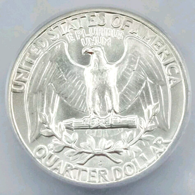 1963-D Washington Quarter ICG-MS65 - Image 4