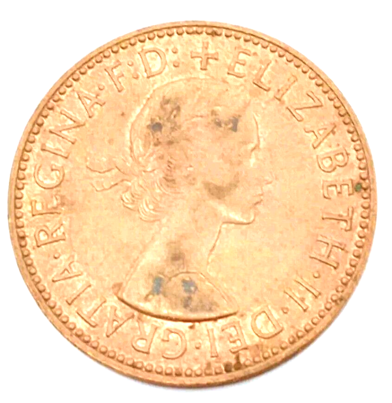 1962 Great Britain Half Penny KM#896 Y-128 - Image 3