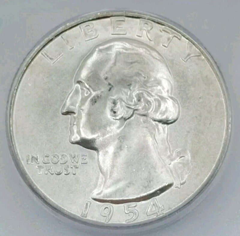 1954-D Washington Quarter ICG-MS66 HIGH GRADE FULL LUSTER!!! - Image 3