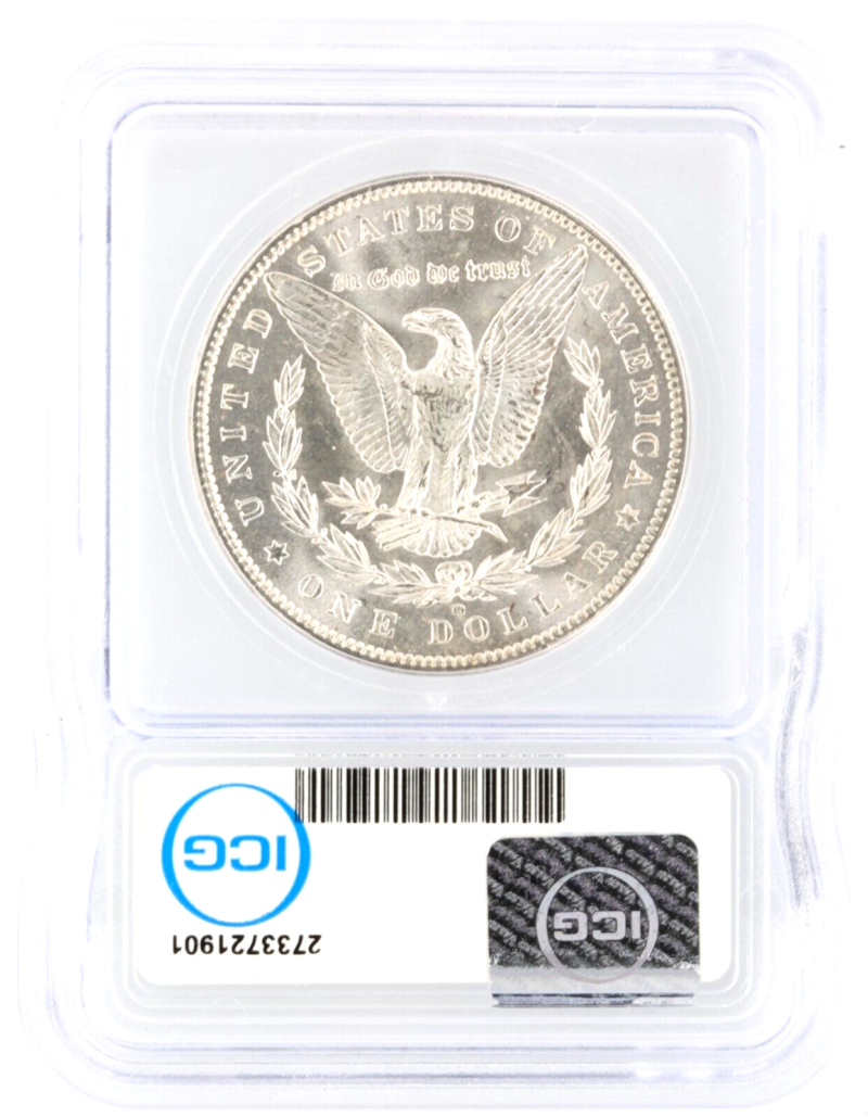 1885-O ICG MS63+ Morgan SILVER Dollar Proof Like - Image 2