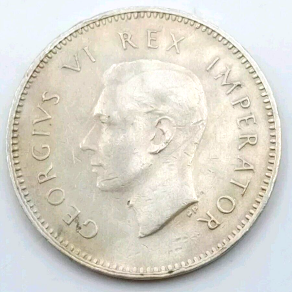 South Africa 1945 3 Pence Georgivs VI Rex Imperator AU