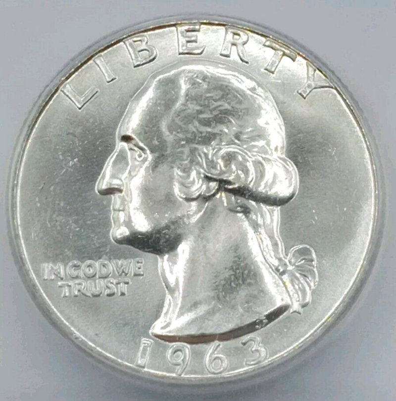 1963-D Washington Quarter ICG-MS66 - Image 3