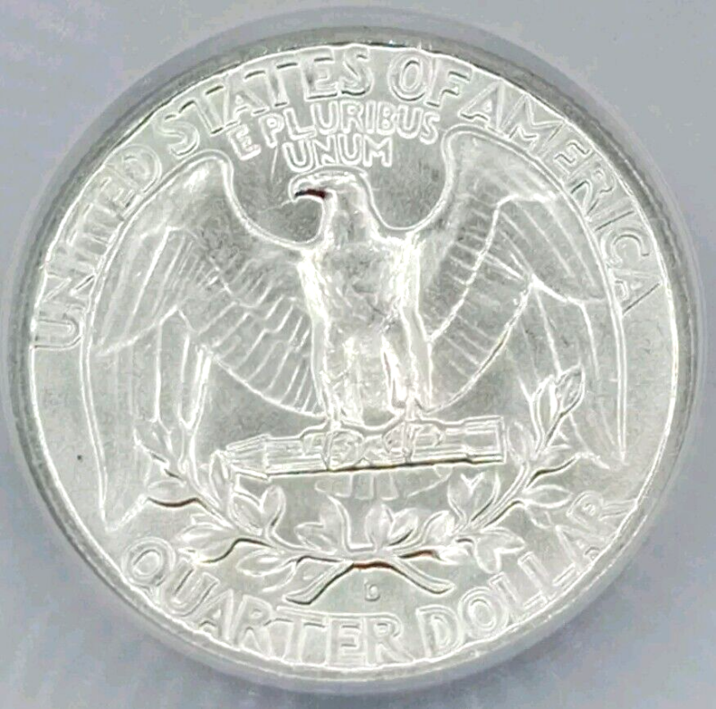 1963-D Washington Quarter ICG-MS66 HIGH GRADE AMAZING LUSTER!!! - Image 4