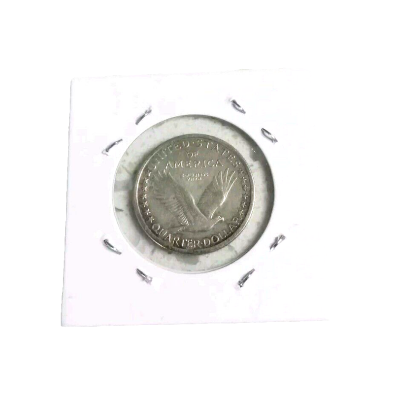 1917 Type 1 Standing Liberty Quarter XF+ Toned Quarter Dollar Coin - Image 2