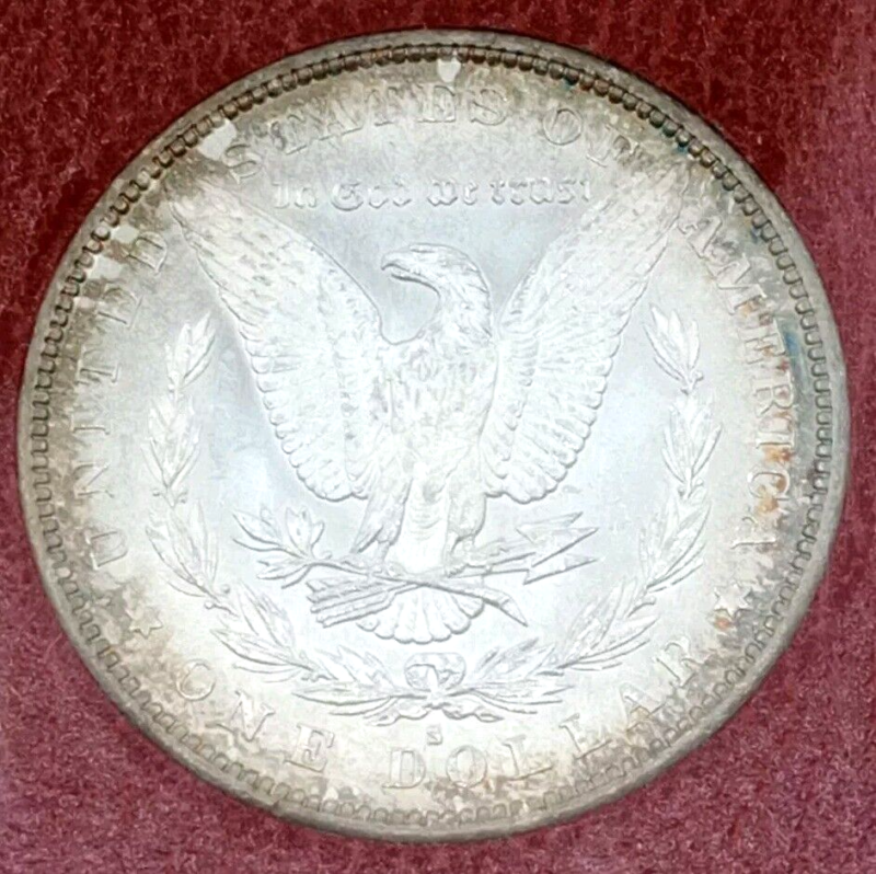 1879 Toned Morgan Dollar The Redfield Collection Mint State 65 PL? - Image 4