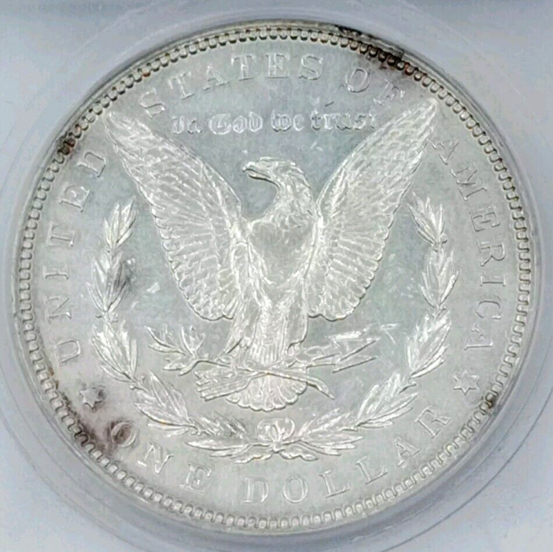 1892 Morgan Dollar ICG-Authentic Proof Like VERY HIGH GRADE - Image 4
