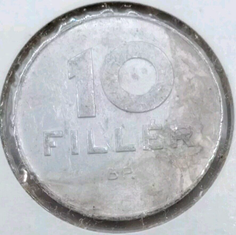 1989 Hungary 10 Filler XF KM#572