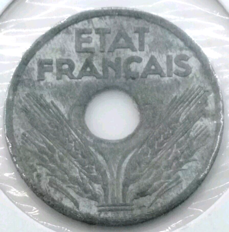 France (Vichy) - 10 Centimes - 1941 - KM#898.1