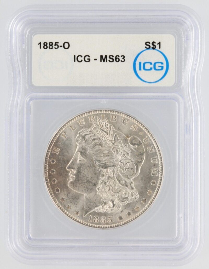 1885-O ICG MS63 Morgan SILVER Dollar