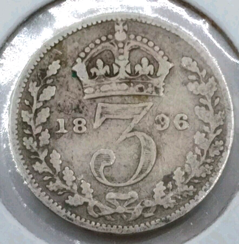 1896 Great Britain 3 Pence - Image 2