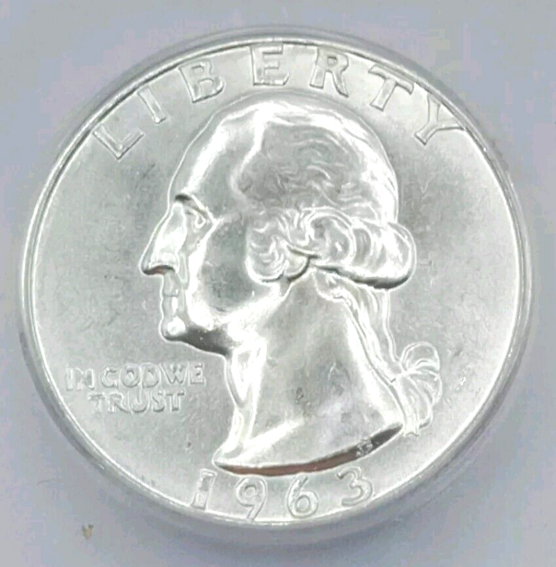 1963-D Washington Quarter ICG-MS66 HIGH GRADE LUSTROUS!!! - Image 3