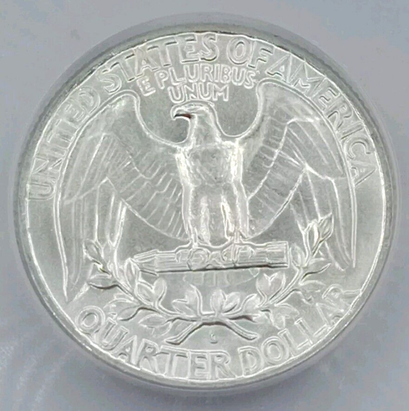 1963-D Washington Quarter ICG-MS66 HIGH GRADE LUSTROUS!!! - Image 4