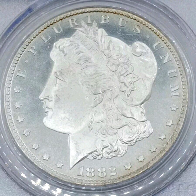 1882-CC Morgan Dollar PCGS MS65PL Series 52 Coin 17 - Image 3