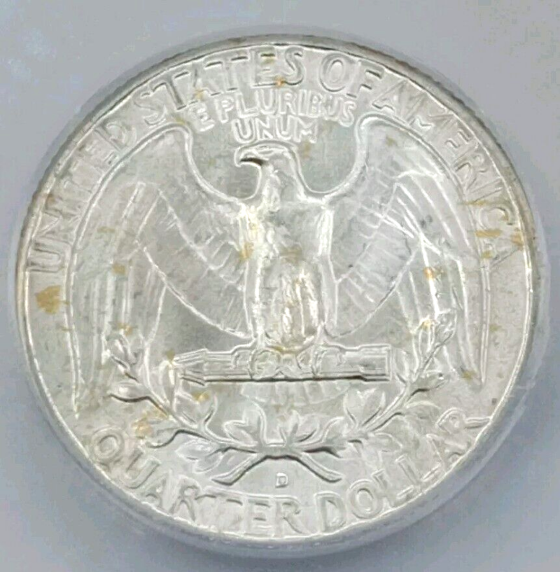 1961-D Washington Quarter ICG-MS66 LIGHT TONING HIGH GRADE!!! - Image 4