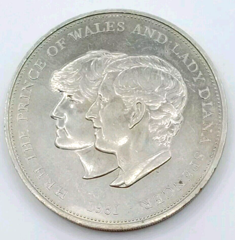 1981 Prince of Wales and Lady Diana Spencer COMMEMORATIVE COIN - Image 2