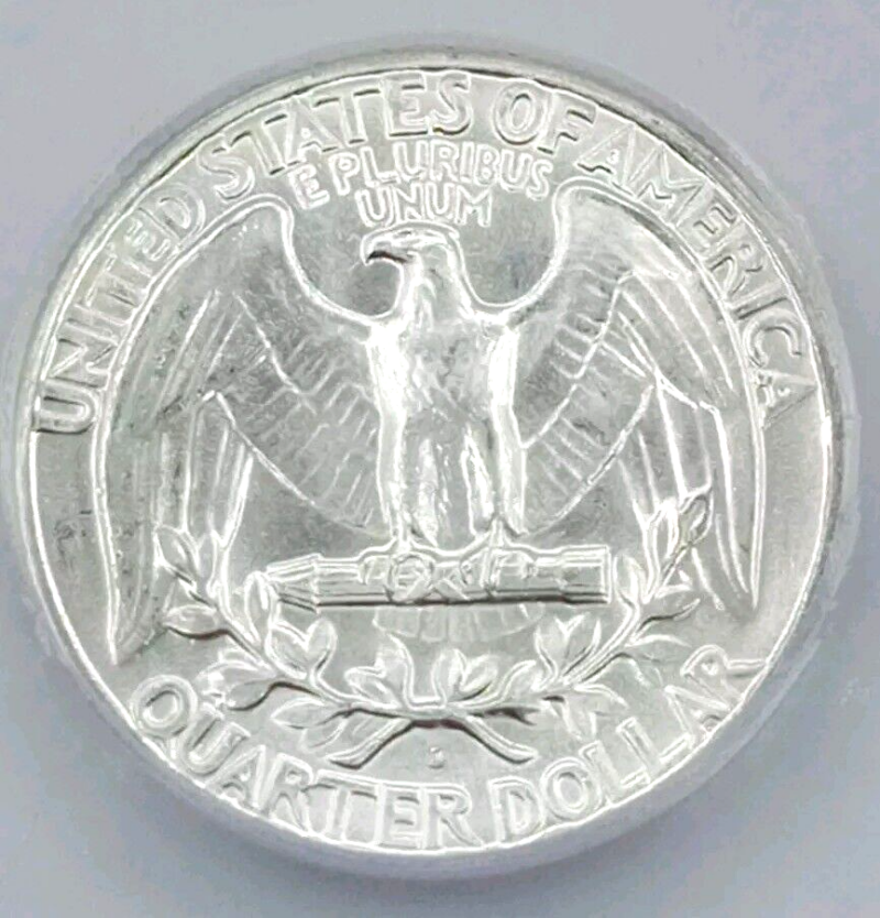 1963-D Washington Quarter ICG-MS66 HIGH GRADE AND LUSTER!!! - Image 4