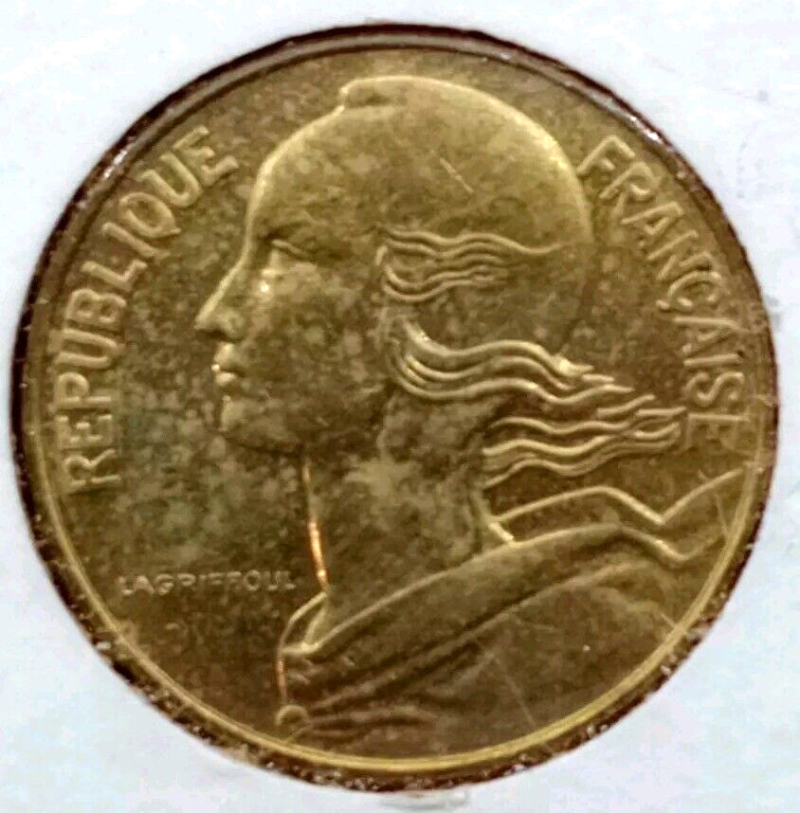 1985 France 10 Centimes KM#929