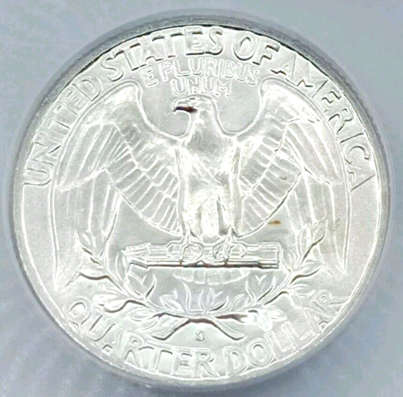 1963-D Washington Quarter ICG-MS66 HIGH GRADE!!! - Image 4