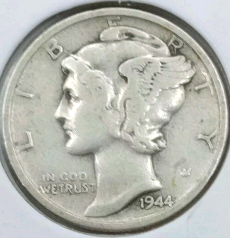 1944-S 10c Mercury Silver Dime - Image 3