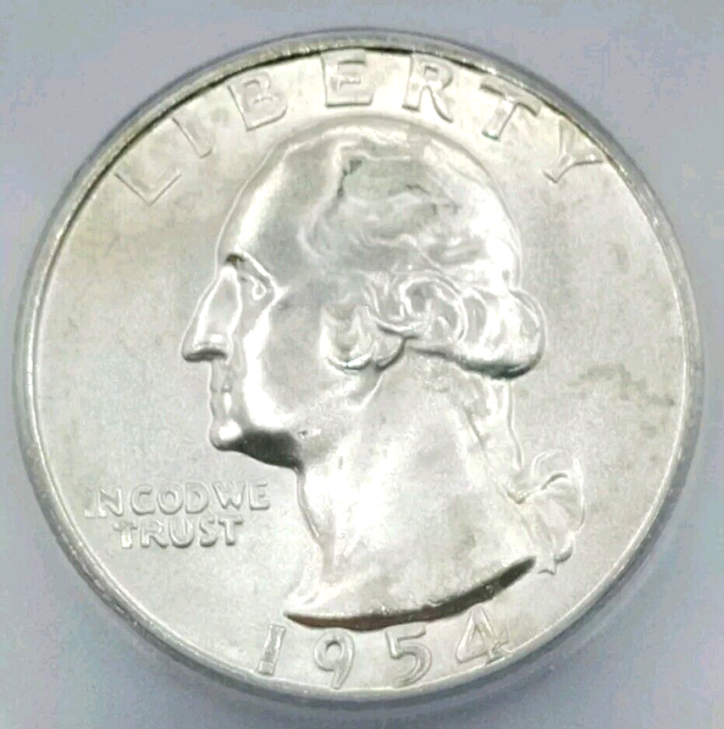 1954-D Washington Quarter ICG-MS66 HIGH LUSTER HIGH GRADE!!! - Image 3