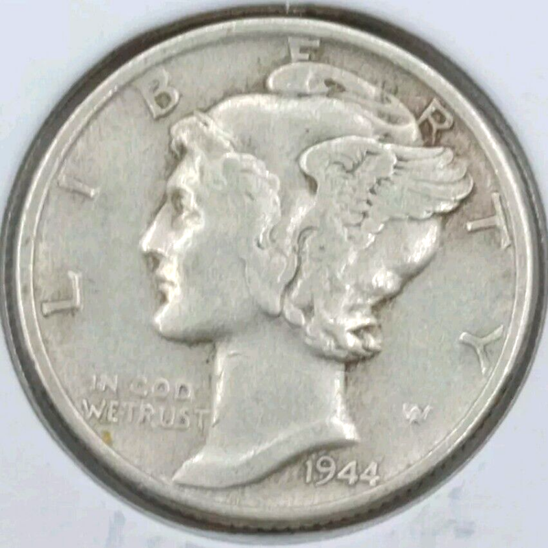 1944-S 10c Mercury Silver Dime - Image 3