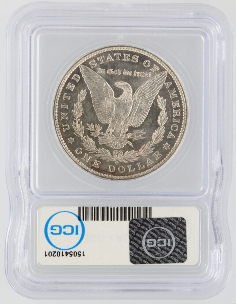 1881-O Morgan Silver Dollar - ICG AU58 Toned!!! - Image 2