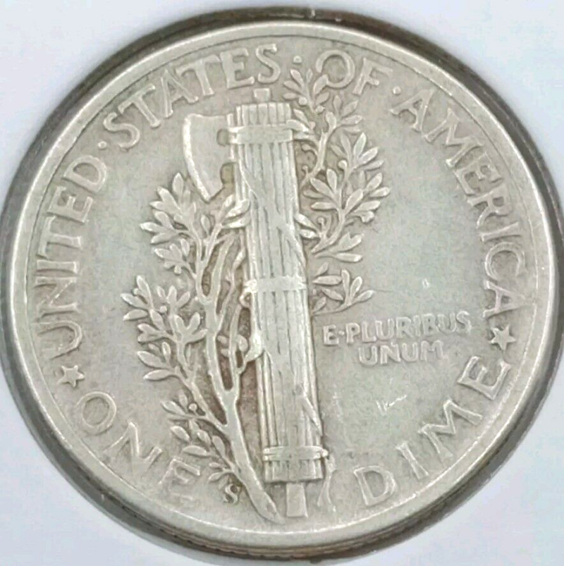 1944-S 10c Mercury Silver Dime - Image 4