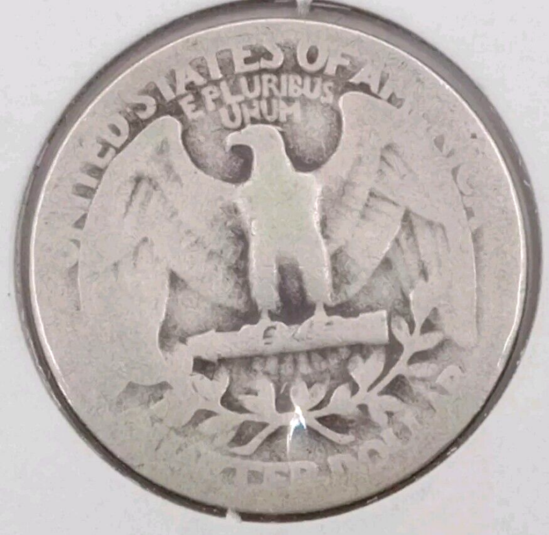 1936 25C Washington Quarter Dollar in Good Condition - Image 4