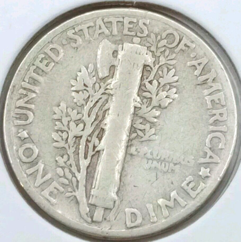 1944 10c Mercury Silver Dime - Image 4