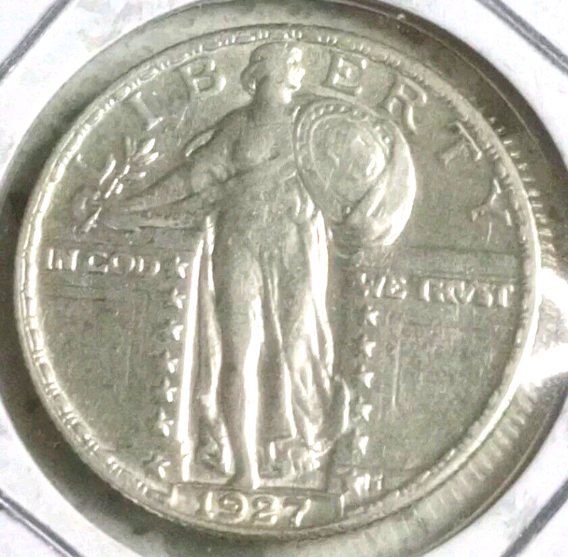 1927-P Standing Liberty Quarter VF/XF - Image 3