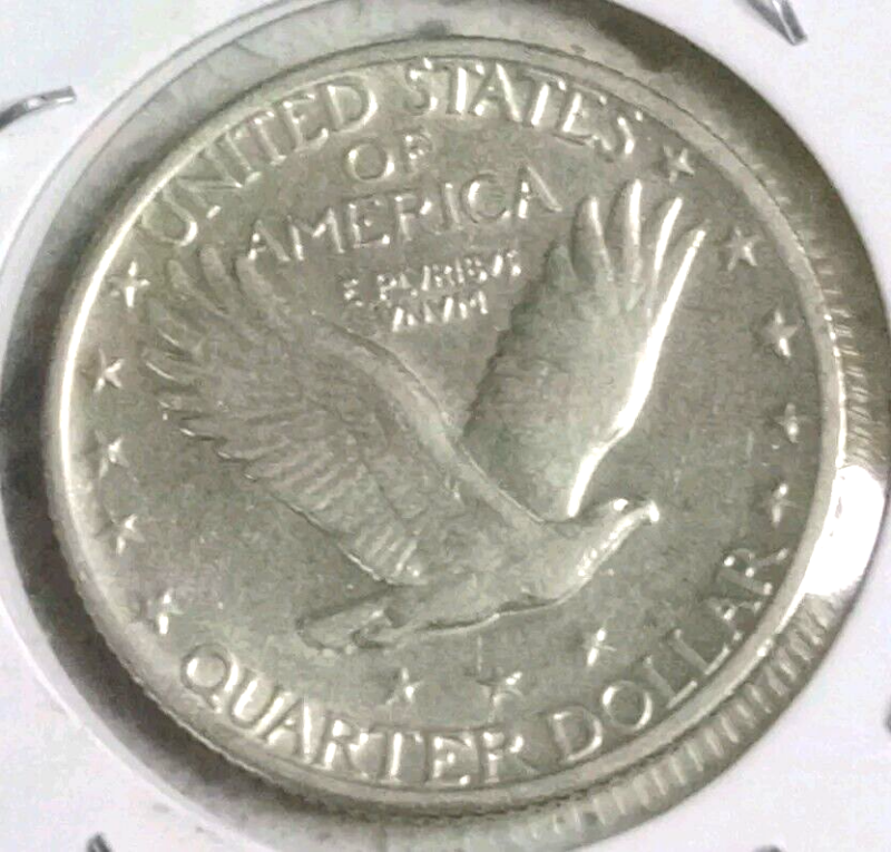 1927-P Standing Liberty Quarter VF/XF - Image 4